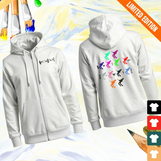 David Bowie Merch Store Never Let Me Down Crossed Colors Zip Hoodie 3 David Bowie Merch Store Never Let Me Down Crossed Colors Zip Hoodie
