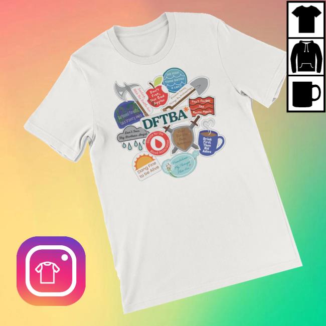Dftba Merch Store Dftba Sticker Shirt