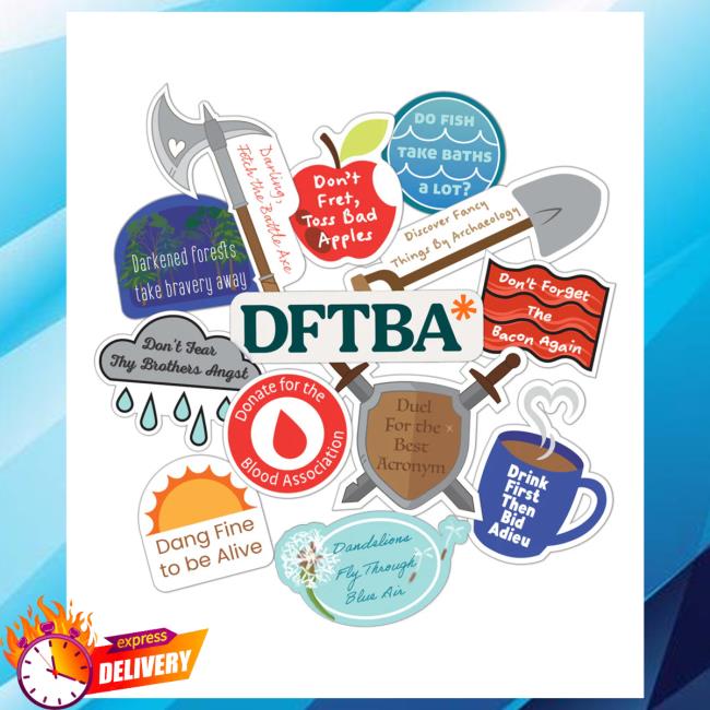 Dftba Merch Store Dftba Sticker Shirt