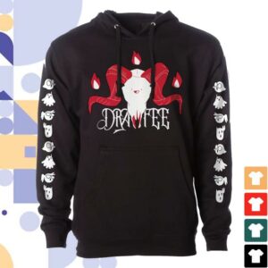 Dftba Merch Store Drawfee Metal Hoodie