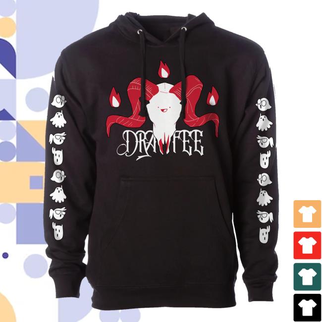 Dftba Merch Store Drawfee Metal Hoodie
