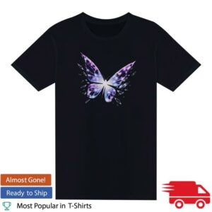 Doggie Shop Merch Store Aerial Gleam Butterfly T-Shirt