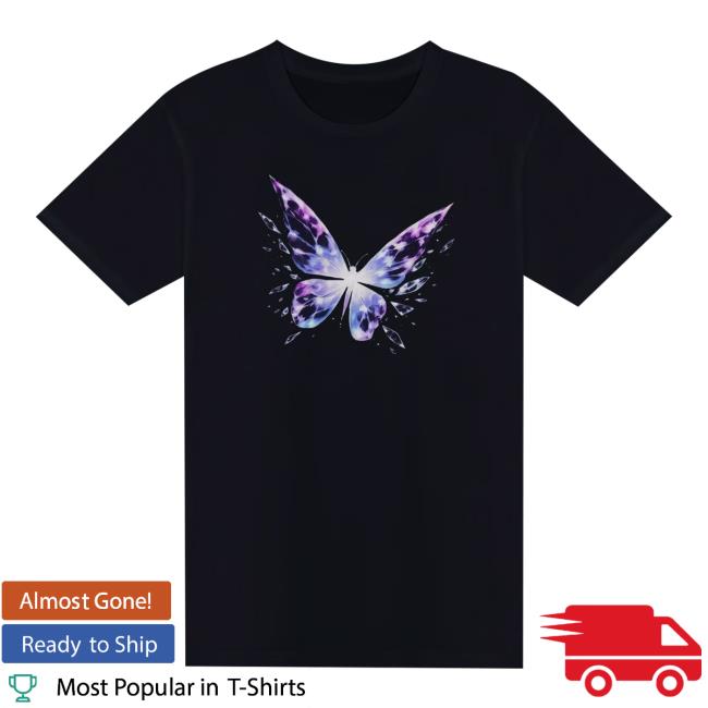 Doggie Shop Merch Store Aerial Gleam Butterfly T-Shirt