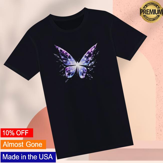 Doggie Shop Merch Store Aerial Gleam Butterfly T-Shirt
