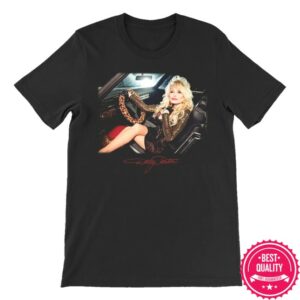 Dolly Parton Merch Store Rockstar Dolly Caddy Cover T-Shirt