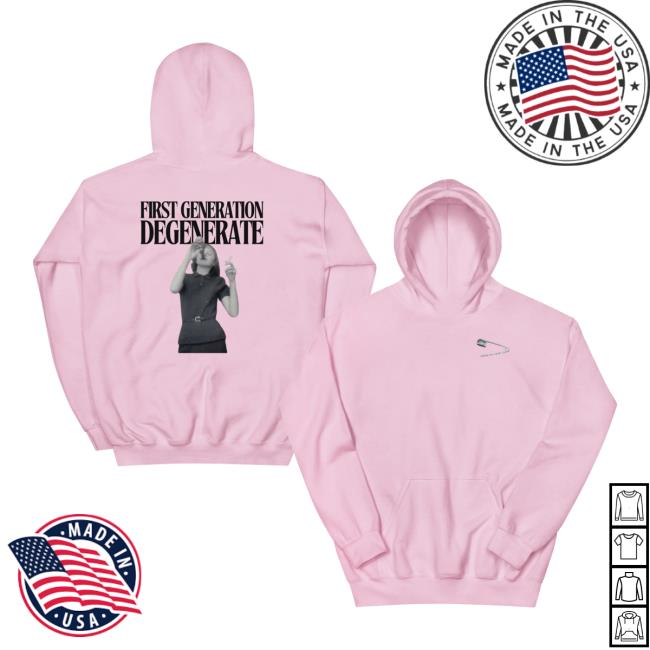 Earth To Eve Merch Store First Generation Degenerate Hoodie