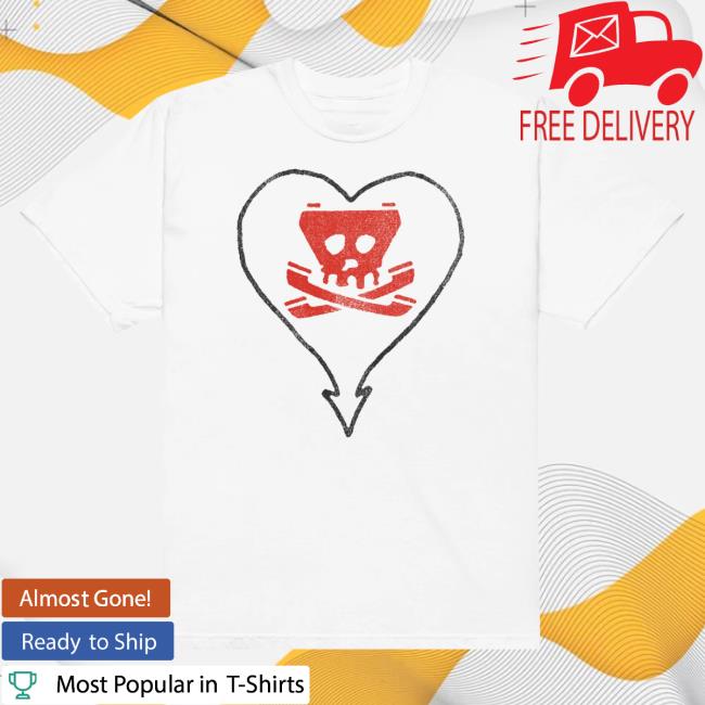 Epitaph Records Merch Store Alkaline Trio Heartskull Tone T-Shirt 2 Epitaph Records Merch Store Alkaline Trio Heartskull Tone T-Shirt