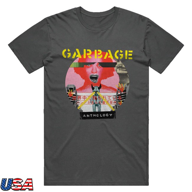 Garbage Merch Store Anthology Album T-Shirt 2 Garbage Merch Store Anthology Album T-Shirt