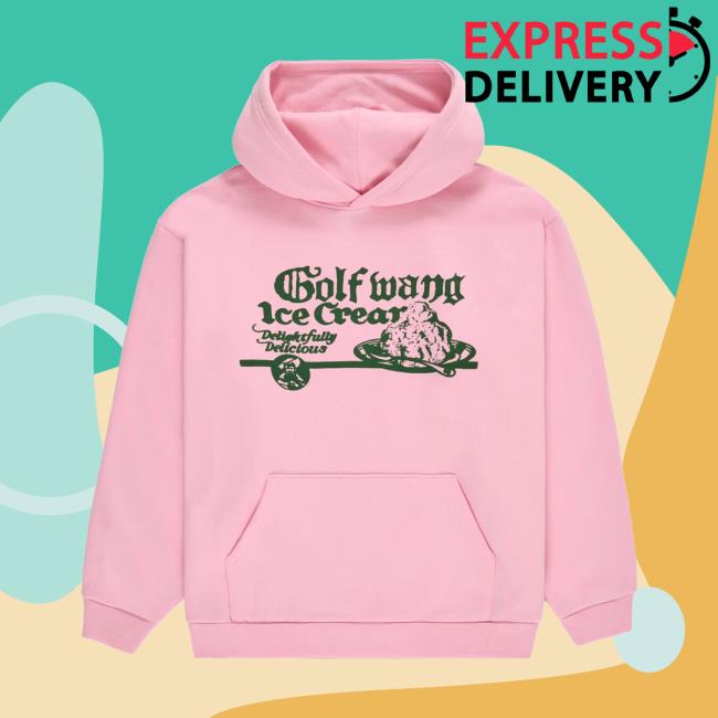 Golf Wang Merch Store Ice Cream Hoodie Light Pink 2 Golf Wang Merch Store Ice Cream Hoodie Light Pink
