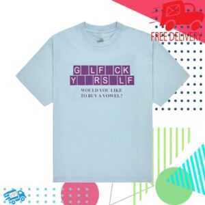 Golf Wang Merch Store Vowel Tee Light Blue