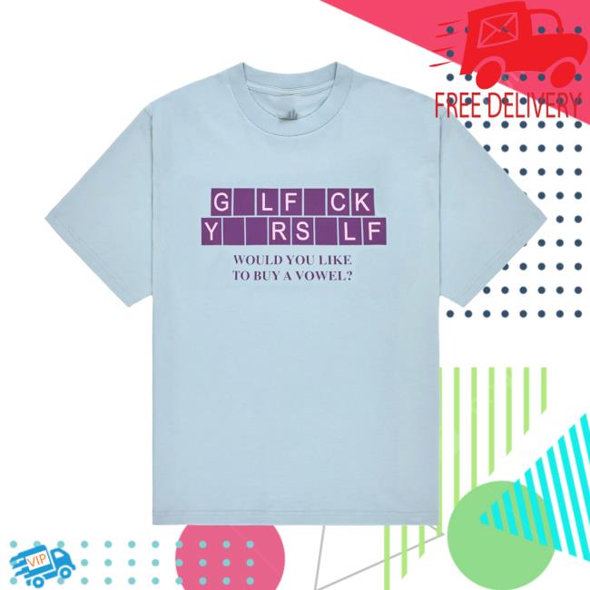 Golf Wang Merch Store Vowel Tee Light Blue 3 Golf Wang Merch Store Vowel Tee Light Blue