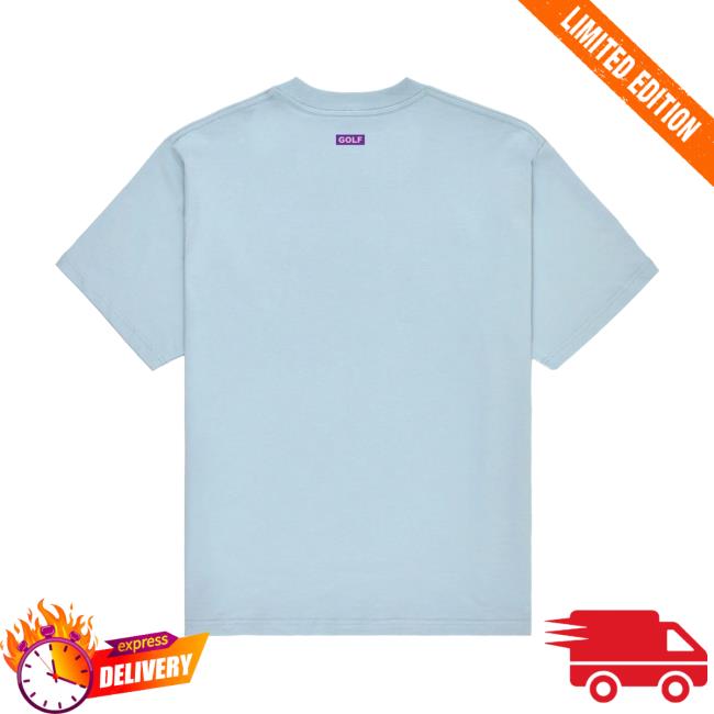 Golf Wang Merch Store Vowel Tee Light Blue 4 Golf Wang Merch Store Vowel Tee Light Blue