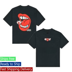 Golf Wang Merch Store Word Of Golf Tee Black