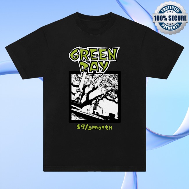 Green Day Merch Store 39 Smooth T-Shirt 2 Green Day Merch Store 39 Smooth T-Shirt