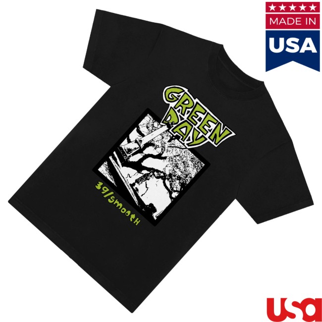 Green Day Merch Store 39 Smooth T-Shirt 3 Green Day Merch Store 39 Smooth T-Shirt