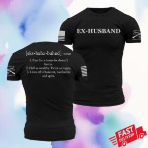 Grunt Style Merch Store Ex-Husband Defined T-Shirt Black