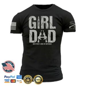 Grunt Style Merch Store Girl Dad T-Shirt Black
