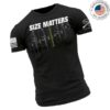 Grunt Style Merch Store Gun Size Matters T-Shirt Black