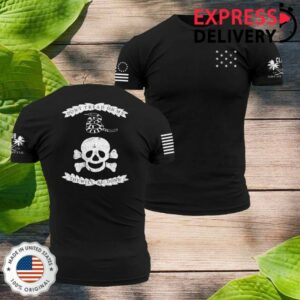 Grunt Style Merch Store Veterans Exempt Flag T-Shirt Black