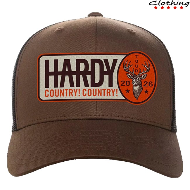 Hardy Store Merch Country! Country! Brown Patch Hat