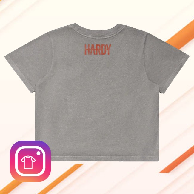 Hardy Store Merch God Bless Country Boys Ladies Long Crop Tee