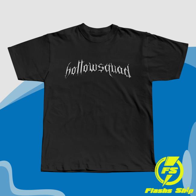 Hollowsquad La Merch Store Winged Chrome Black Tee 3 Hollowsquad La Merch Store Winged Chrome Black Tee