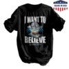 I Donut Believe Merch Store I Want To Believe T-Shirt