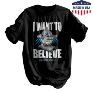 I Donut Believe Merch Store I Want To Believe T-Shirt