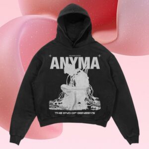 Interscope Records Store Merch The End Of Genesys Black Hoodie