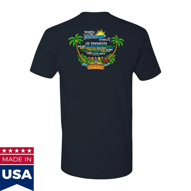 Joe Bonamassa Merch Store 2026 Ktba At Sea Xi T-Shirt