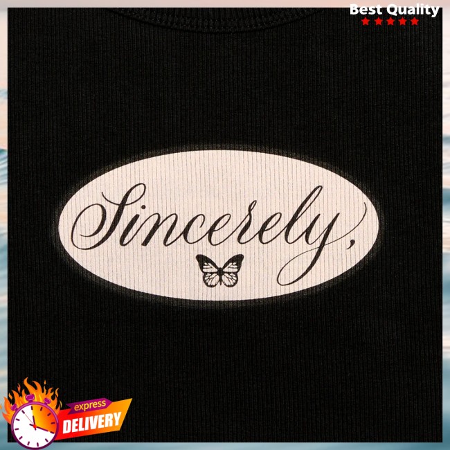 Kali Uchis Merch Store Sincerely Cropped Tank 3 Kali Uchis Merch Store Sincerely Cropped Tank