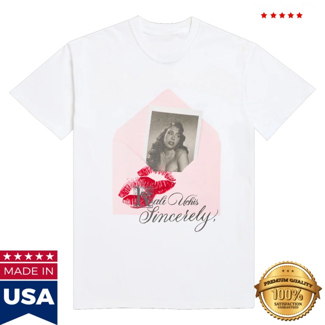 Kali Uchis Merch Store Sincerely Tour Envelope Tee White 3 Kali Uchis Merch Store Sincerely Tour Envelope Tee White