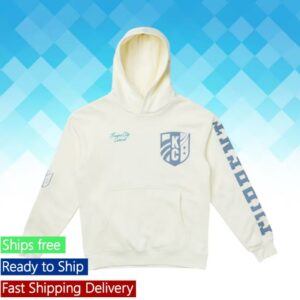 Kansas City Current Merch Store Kc Current Women's Denim Detail Oversized Hoodie