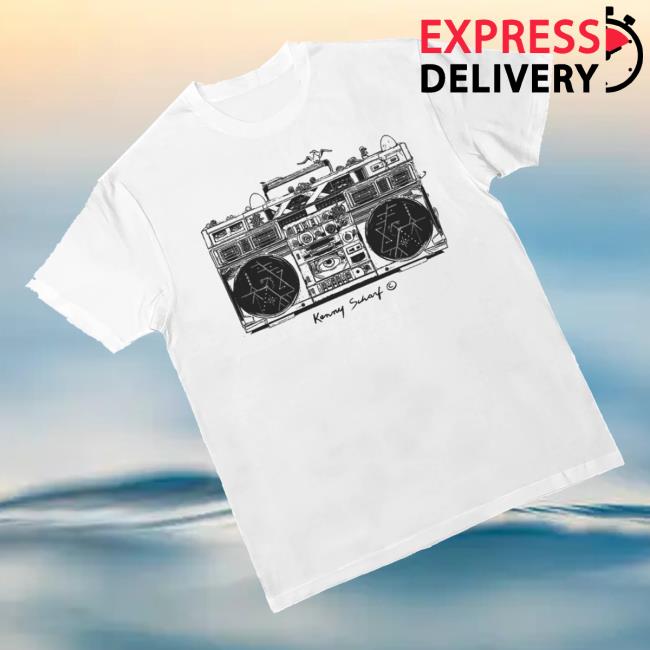 Kenny Scharf Merch Store Kenny Scharf Boombox T-Shirt 3 Kenny Scharf Merch Store Kenny Scharf Boombox T-Shirt
