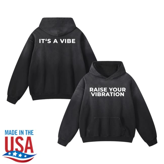 Kyle Gray Merch Store Raise Your Vibration Sunfade Oversized Hoodie