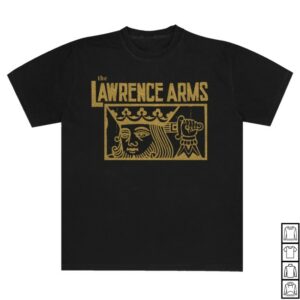 Lawrence Arms Merch Store Metallic Gold Suicide King Tee