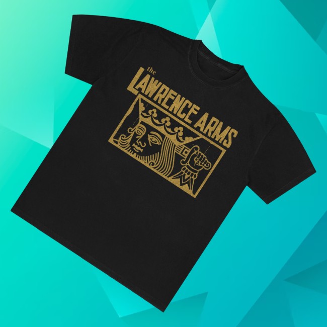 Lawrence Arms Merch Store Metallic Gold Suicide King Tee 3 Lawrence Arms Merch Store Metallic Gold Suicide King Tee
