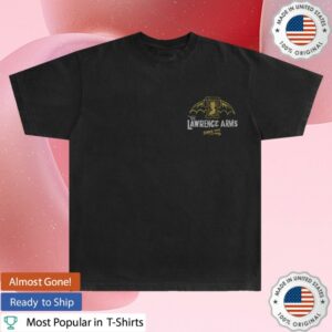 Lawrence Arms Merch Store Retro Black Tee
