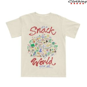 Lostbrostradingco Merch Store It's A Snack World After All Tee