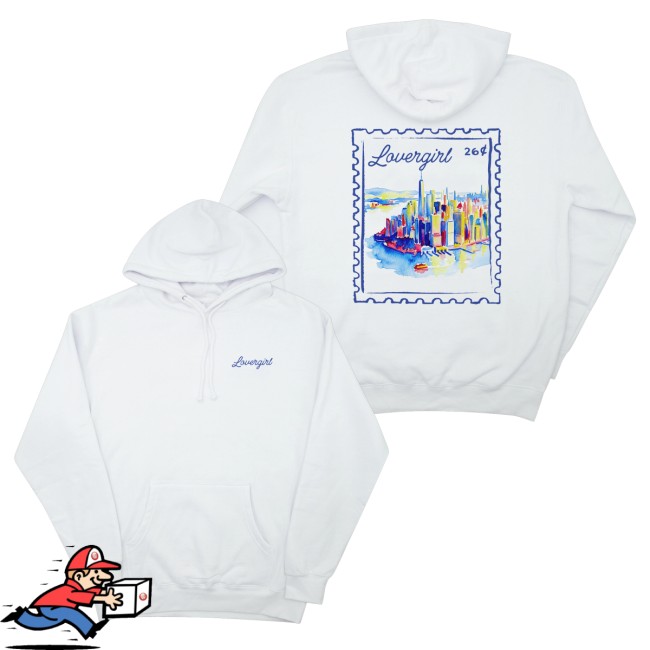 Loverboy Merch Store Lovergirl Stamp Hoodie