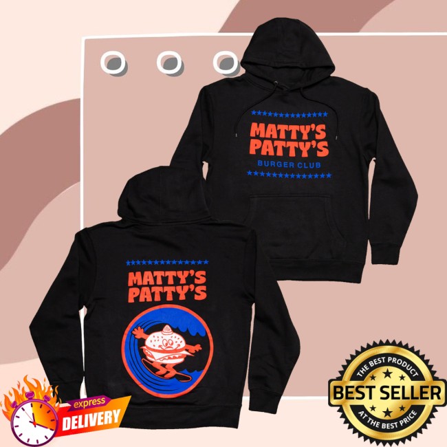 Matty Matheson Merch Store Matty's Patty's Burger Club Hoodie 5 Matty Matheson Merch Store Matty's Patty's Burger Club Hoodie