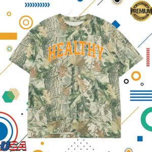Midnight Organic Merch Store Healthy Kids Tee Tree Camo