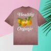 Midnight Organic Merch Store Healthy & Organic Tee Oil Wash Blush