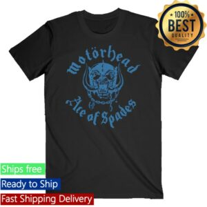 Motorhead Store Merch Ace Of Spades Lyric Tee