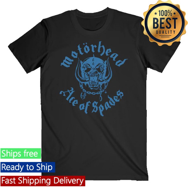 Motorhead Store Merch Ace Of Spades Lyric Tee