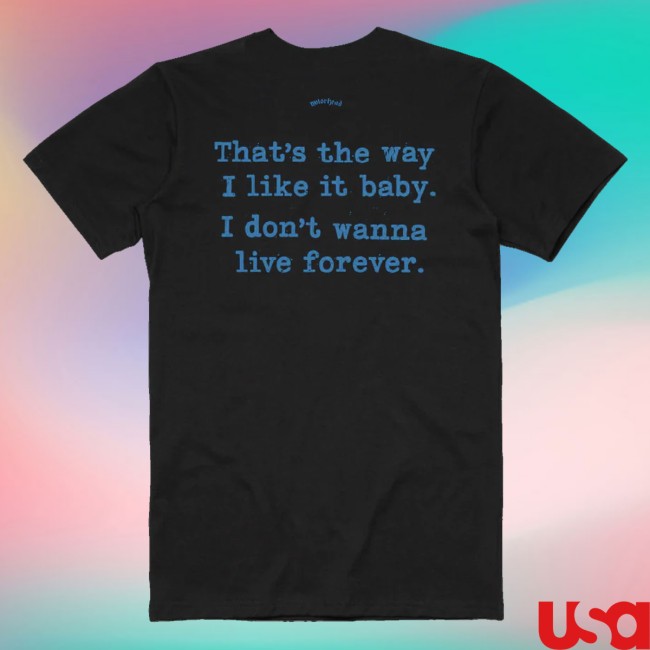 Motorhead Store Merch Ace Of Spades Lyric Tee