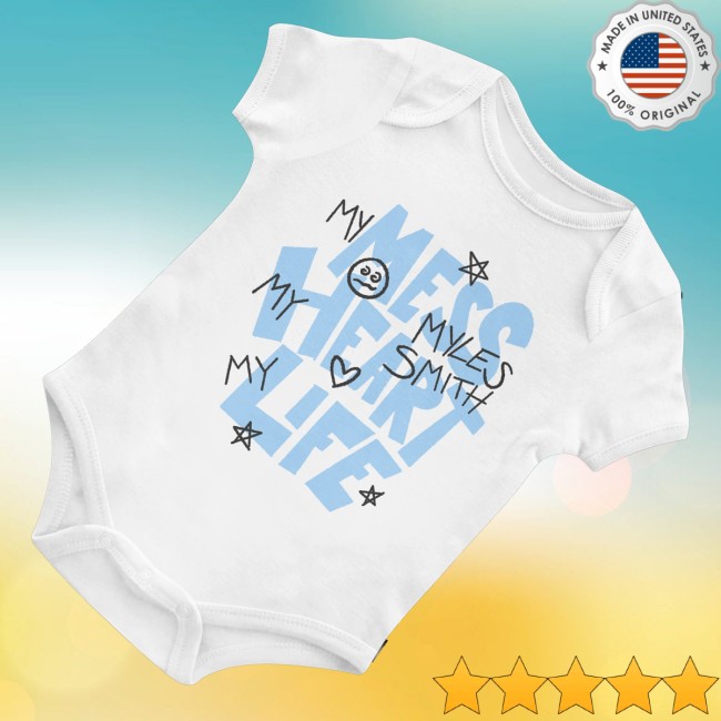 Myles Smith Merch Store My Mess My Heart My Life Babygrow 3 Myles Smith Merch Store My Mess My Heart My Life Babygrow