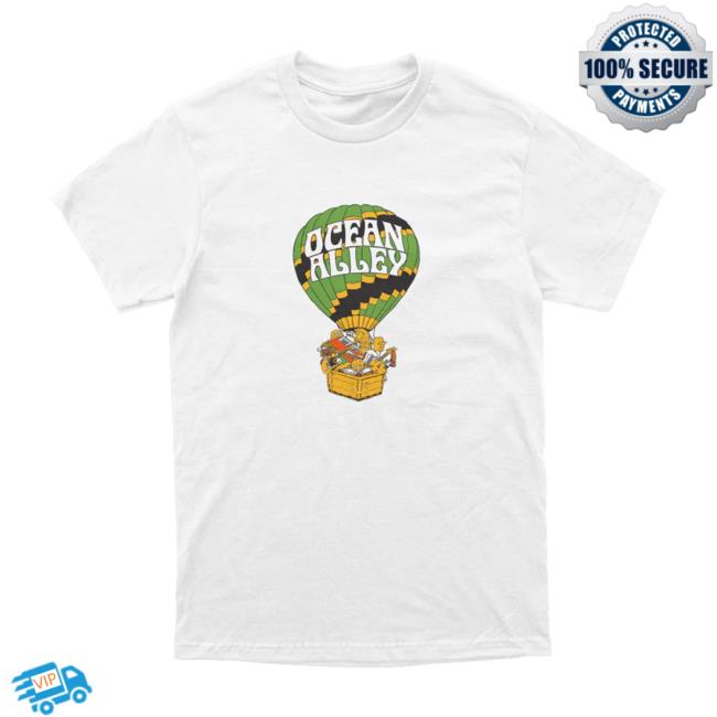 Ocean Alley Merch Store Ocean Alley Hot Air Balloon White Tee