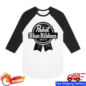 Pabst Blue Ribbon Merch Store Vintage Raglan