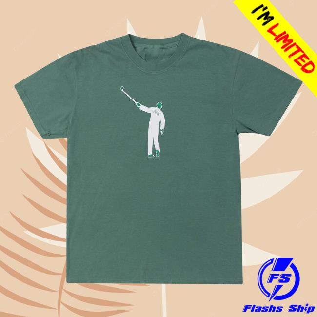 Play18 Golf Merch Store The No Laying Up Caddie Bib T-Shirt White 2 Play18 Golf Merch Store The No Laying Up Caddie Bib T-Shirt White